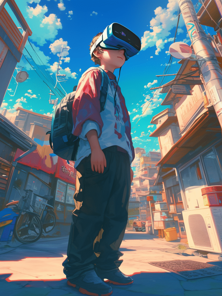 To the future