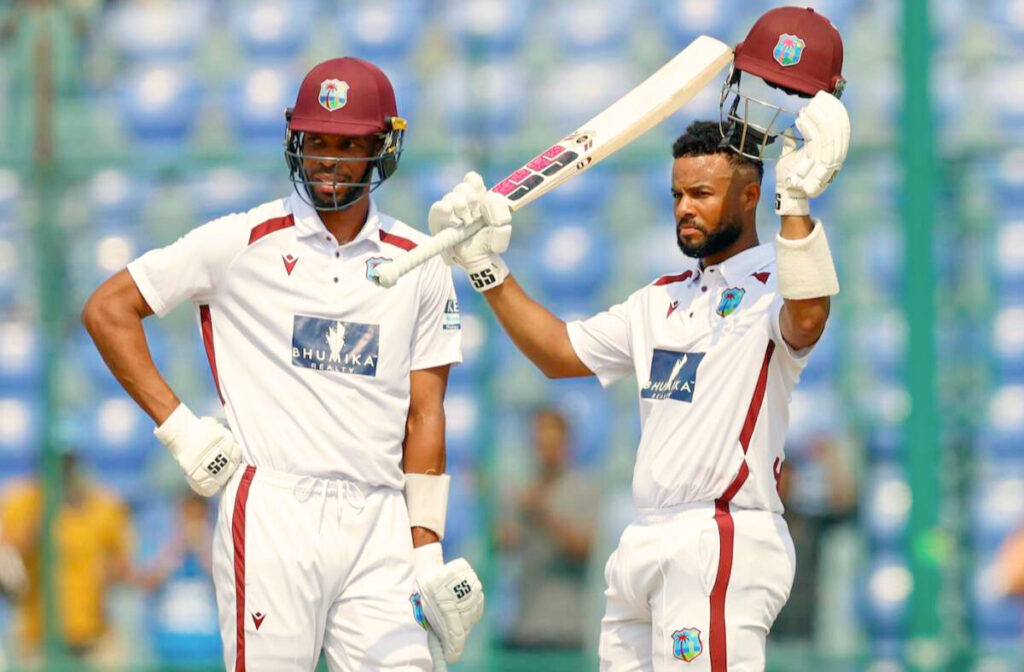 Campbell and Hope scored brilliant centuries, Kuldeep Yadav broke the record for conceding 100 runs