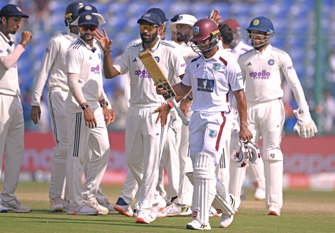 IND vs WI live: WestIndies performed better on the second day, India scored 581 runs and Kuldeep Yadav took 5 wickets