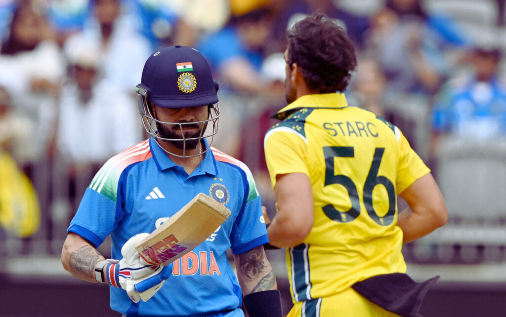 Australia beat India by 7 wickets and captain Mitchell Marsh was named Player of the Match.